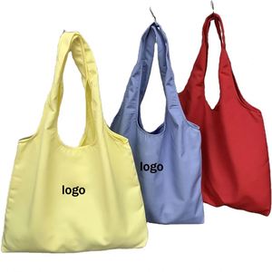 Sac fourre-tout en toile grande capacité, motif lettres, simple et tendance, idéal pour le printemps et l'été, les voyages, les vacances, les cours et le shopping - Product Image 1