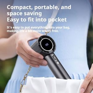 <b>Ice</b> Sense Cooling Handheld 100-Speed Adjustable Portable Mini Fan With Long Battery Life for Office & Commute - Product Image 6