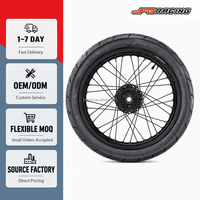 Ensemble de roues de moto Supermoto JFG 17x1.85 17x2.15 avant et arrière avec moyeu CNC et jantes à rayons pour Surron Light Bee X S Dirt Bike