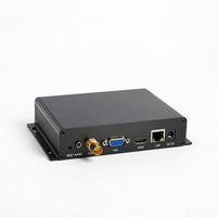 Décodeur IPTV H.265, décodeur vidéo satellite, convertisseur audio VGA LAN, boîtier métallique
