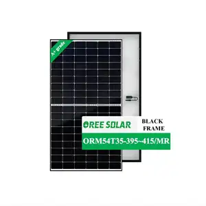Factories Quotes Supply Wholesale Price 500 Watts 1000W 400 Watt Mono 415W PV Module Black Frame Solar Panel Panels