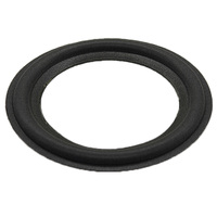 KTA Caisson de basses à suspension de 4 pouces, côté surround en caoutchouc utilisé pour la réparation de haut-parleurs, côté surround en caoutchouc de 9.5cm d'origine