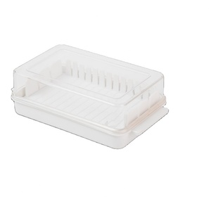 Food <b>Storage</b> Crisper Cutting <b>Container</b> Butter Dividing Box <b>Cheese</b> Grater Dustproof Butter & <b>Cheese</b> <b>Storage</b> Box with Lid - Product Image 3