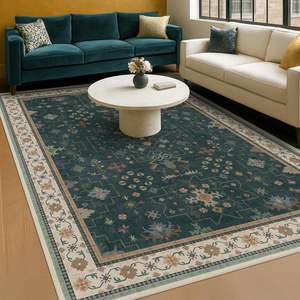 Alfombra Clásica Wan Xinlong con Diseño de Medallón, Rectangular, Antideslizante, Lavable, con Diseño de Pintura Abstracta, para Sala de Estar o Dormitorio - Product Image 2