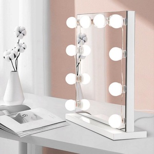 <b>Makeup</b> <b>Mirror</b> <b>Led</b> Light Bulb USB Powered 3-Color Dimmable <b>Makeup</b> Vanity <b>Mirror</b> Lights Hollywood Style Decorative Light Bulbs - Product Image 1