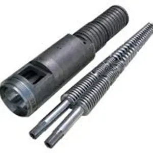 Extrusion conical twin screw barrel for pvc pp wpc double screw and barrel