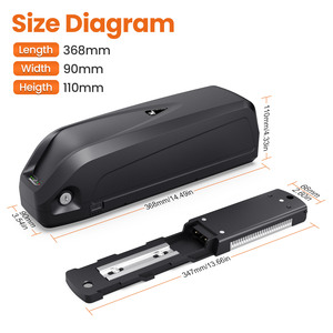 Batterie lithium pour vélo électrique 36V 48V 52V 15Ah 20Ah 30Ah, intégrée au cadre, avec BMS intégré, longue autonomie, en stock, livraison rapide pour vélo électrique - Product Image 2