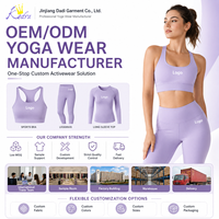 Halter Tank Yoga Set in Dusty Mulberry with a Zip Jacket Shorts and Leggings for Custom Logo Coordinated Studio Collections