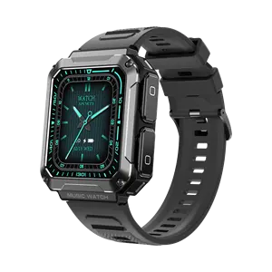 2023 Nieuwe Aankomst Headset Horloge 3 In1 T93 Smart Watch Tws 1.96 "Groot Scherm 400Mah 4Gb Geheugen Muziek Smartwatch Met Oordopjes