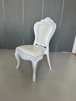 Chaises de salle à manger commerciales en résine durable, style Louis Royal, modernes, écologiques, luxueuses et confortables, pour la location de mariages, les événements et les salles de bain