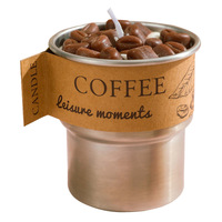 Luxus handgemachte Aroma therapie Soja Wachs Kerze in modernen Edelstahl Glas Weihnachten Ostern Hochzeiten Kaffee Duft Gelee Wachs