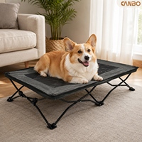 Cama Refrescante para Perros CanboPet, para Perros Grandes, para Viajes al Aire Libre, Elevada, Plegable