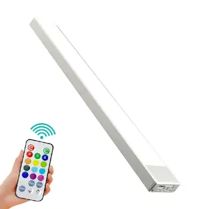 Usb ricaricabile magnete Led luci luce notturna Stick su ovunque ricaricabile Rgb Led luce con telecomando Led lampada a Led