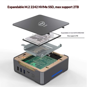 Mini PC Celeron <span class=keywords><strong>GK3V</strong></span>-PRO/GK3PLUS pour la maison et le bureau, ordinateur portable pour jeux 4K avec trois sorties d'écran - Product Image 3