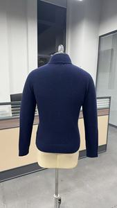 <span class=keywords><strong>Chaqueta</strong></span> Cárdigan Vintage para Hombre, de Cachemira y <span class=keywords><strong>Lana</strong></span> con Piel Sintética, Doble Cierre YKK, Transpirable, en Color Crema, Tejido de <span class=keywords><strong>Punto</strong></span> Acanalado, Prenda de Invierno de Lujo - Product Image 5