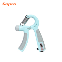 Kit de Fortalecimiento de Agarre Supro, Ejercitador Personalizado de Alta Resistencia, Antideslizante, PP TPR, Plegable, 20 kg+, Juego de Empuñaduras con Resistencia Ajustable