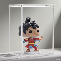 Boîte de rangement moderne FUNKO Pop Protector en acrylique avec protection magnétique par aspiration pour les hôtels, les écoles, les salons et les cuisines.