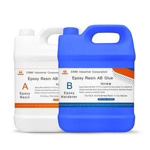 CNMI AB Cola Resina Resistente ao Calor Alta Temperatura Mais de 300deg Fast Cure Epóxi Resina Recipiente Garrafa Líquido 1:1 Epoxy Puro