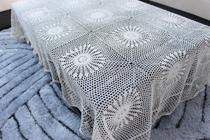 RTLK17084 <span class=keywords><strong>Tovaglia</strong></span> Tradizionale in Puro <span class=keywords><strong>Cotone</strong></span> Lavorata a Mano all'Uncinetto, Personalizzabile, Vendita Diretta dalla Fabbrica - Product Image 5