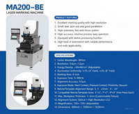 Machine d'exposition photolithographique de laboratoire haute précision MA200BE UV Mask Aligner pour la fabrication de micromotifs sur plaquettes de 8 pouces
