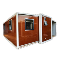 Maison de casas modulaire de 20 pieds conteneur extensible préfabriqué de 40 pieds conteneur en acier pliable de 30 pieds maison de conteneur extensible