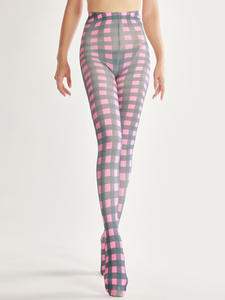 Pantis estampados personalizados para mujer, medias con letras de diseñador, de alta calidad - Product Image 6