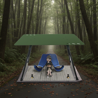 Pieds de table pliants réglables en aluminium, design japonais, résistants aux intempéries, portables, pour cuisine extérieure et mobilier de jardin