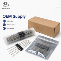 Diode redresseuse à borne axiale personnalisée OEM 1000V 10A, diode industrielle à faible perte en direct de l'excitation pour alimentations électriques et armoires de commande
