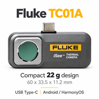 Kamera Termal Mobile Fluke TC01A ISee 256x192 Tipe-C untuk Android HarmonyOS