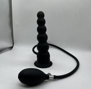Femmina maschio enorme pene gonfiabile Dildo Plug anale con pompa gonfiabile giocattolo del sesso - Product Image 4