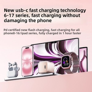 Kit de charge rapide double Type-C 30W compatible avec les chargeurs GaN 15/16/17, compatible avec les chargeurs Mini Ice-Crystal - Product Image 3