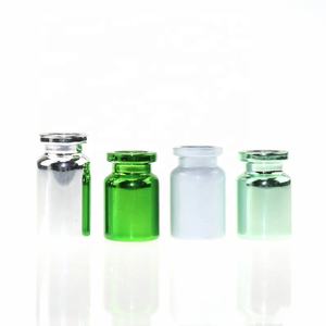 医療および化粧品包装用の赤い空の密閉可能な茶色の空の滅菌圧着ガラスバイアル15mlアンペア - Product Image 5