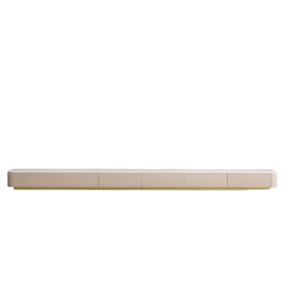 Ultra-<span class=keywords><strong>Long</strong></span> 3m Moderne En Bois Salon Rock Panel <span class=keywords><strong>Meuble</strong></span> <span class=keywords><strong>TV</strong></span> Table À Thé Combinaison De Luxe <span class=keywords><strong>Gris</strong></span> Table Basse - Product Image 6