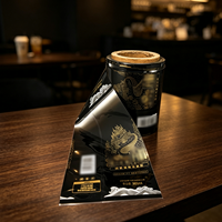 Étiquette rétractable en PVC imprimable de haute qualité et durable, film rétractable thermique pour l'emballage des bouteilles de boissons telles que le café et le thé au lait