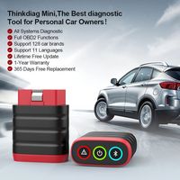 THINKCAR Thinkdiag Mini Herramienta de Diagnóstico para Todos los Sistemas con Actualización Gratuita de por Vida Funciones OBDII/EOBD Lector de Códigos de Diagnóstico para Todos los Coches