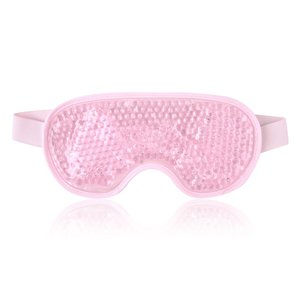 Luxuriöse Perlen-Kühlmaske für die Augen - Flexible Kältekompresse gegen Augenringe und Sinusdruck - Sicherer, Anpassbarer Sitz - Product Image 2