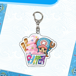 <span class=keywords><strong>Porte</strong></span>-<span class=keywords><strong>clés</strong></span> personnalisé en acrylique pour femme, anime, One Piece, <span class=keywords><strong>porte</strong></span>-<span class=keywords><strong>clés</strong></span> transparent en acrylique, <span class=keywords><strong>porte</strong></span>-<span class=keywords><strong>clés</strong></span> Luffy Chopper, pendentif, bijoux - Product Image 2