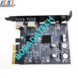 Kartu Ekspansi Controller PCIe X4 PCI-E 4X Grosir 5 * 10Gbps USB <span class=keywords><strong>3.2</strong></span> Konektor 3 * Tipe-C + <span class=keywords><strong>2</strong></span> Tipe-A ke ASM3142 + VL822 - Product Image 6