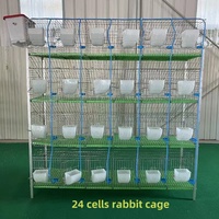 Meilleures ventes Nouvelle cage d'élevage de lapins de type H à 3 niveaux avec une longue durée de vie 2x0.5x1.75m Sol en plastique pour utilisation à la ferme