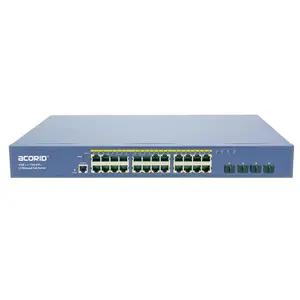 24 Ports 10/100/1000Mbps Ethernet-Ports L2 L3 verwalteter Netzwerk-Switch HUB mit 4*10G SFP