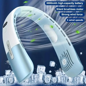 Ventilateur de cou rechargeable 4000 mAh, ventilateur rafraîchissant - Product Image 3