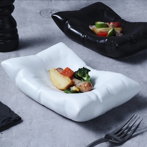 Assiette en céramique de couleur unie Nordic Modern French Western Molecular <span class=keywords><strong>Cuisine</strong></span> Assiettes à dîner <span class=keywords><strong>Plat</strong></span> à dessert - Product Image 6