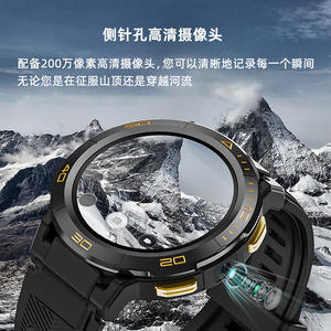 새로운 전자 스마트폰 시계 4G 플러그인 카드 방수 혈압 심박수 블루투스 다기능 시계 - Product Image 3