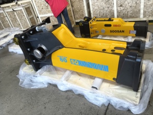 Cincel de Repuesto para Martillo Hidráulico SQ80, Componente de Motor para Excavadoras de 18-26 Toneladas en la Industria Minera, 140mm, 1 Año de Garantía - Product Image 2