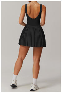 Gonna personalizzata a pieghe per Fitness abito sportivo in poliestere abbigliamento da Tennis per allenamento estivo Set gonna da Tennis a pieghe - Product Image 3