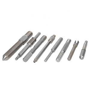Pièces de tournage CNC personnalisées OEM, vis à double extrémité non standard, goujons, boulons en acier inoxydable, composants de tour CNC - Product Image 1