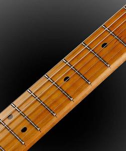 Guitarra Eléctrica de Alta Calidad con Cuerpo de Aliso Sólido, Mástil de Arce Flameado Tostado, Trastes Jumbo de Acero Inoxidable y Trémolo Floyd Rose - Product Image 1