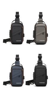 <span class=keywords><strong>2025</strong></span> mới đến thời trang nam đầu máy túi cưỡi mật khẩu túi ngực Fanny Gói giải trí đa chức năng Túi đeo chéo - Product Image 5