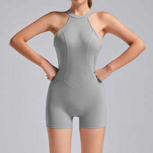 Vêtements de sport pour femmes Vêtements de yoga une pièce Vêtements de course à pied serrés Sport Romper Bodysuit Séchage rapide Fitness Workout Yoga Jumpsuit - Product Image 5