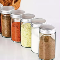 Vente en gros de bouteilles de stockage d'assaisonnements en verre vides OSHOW de 4 oz (120 ml) avec bouchon à vis, écologiques, de haute qualité, pour poivre et épices